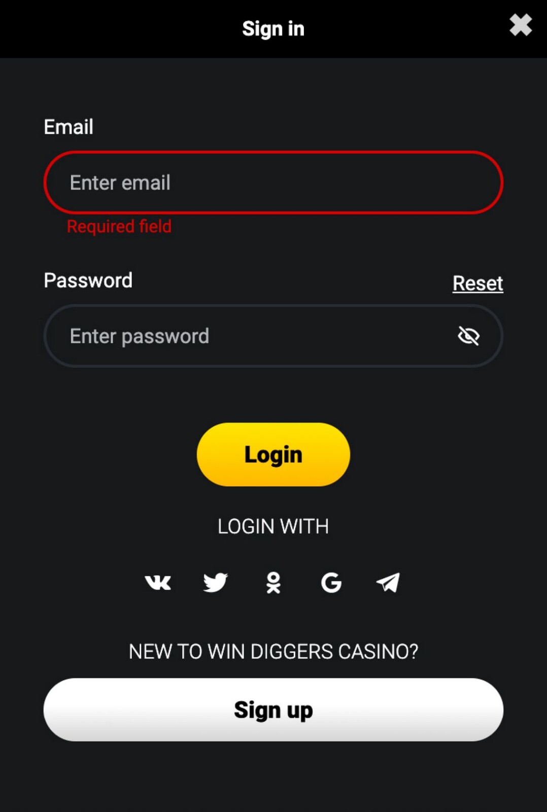 Login